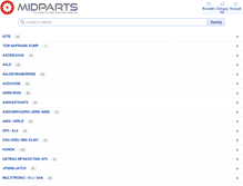 Tablet Screenshot of midparts.com.pl